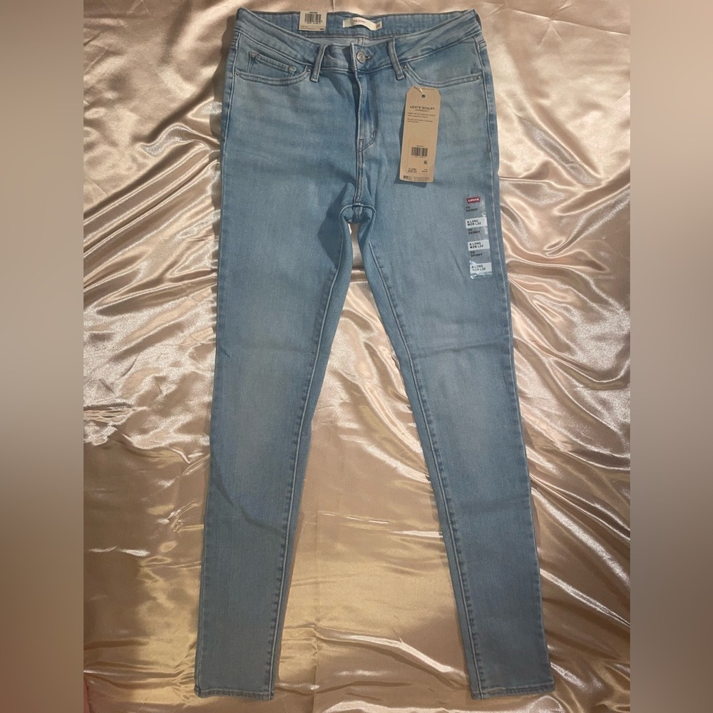 Levi’s NEW 711 Skinny Jean 6 Long W:28 L:32
